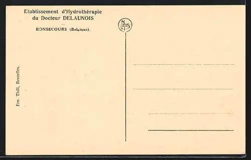 AK Bonsecours, Établissement d`Hydrothérapie du Docteur Delanois