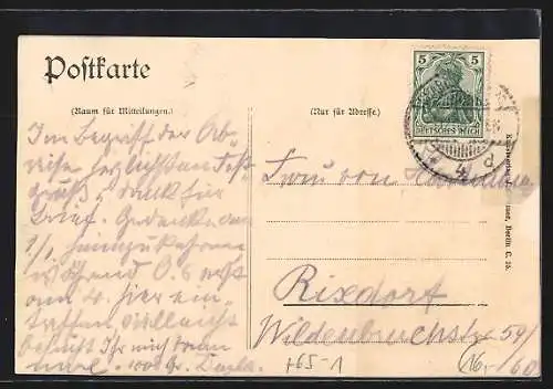 AK Berlin-Charlottenburg, Stuttgarter Platz, Bahnhof Charlottenburg