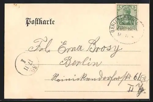 AK Hermsdorf i. d. Mark, Restaurant in der Albrechtstrasse