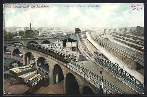 AK Berlin, Das Geleisdreieck der Hochbahn