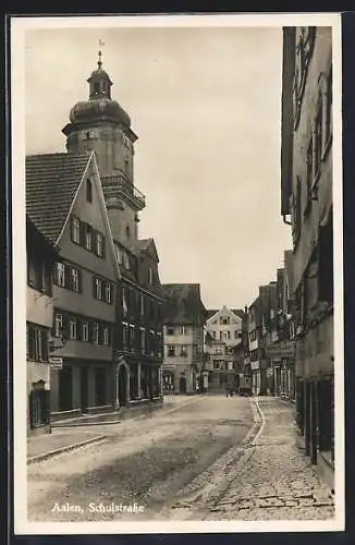AK Aalen, Schuhmacher Hans Köder in der Schulstrasse