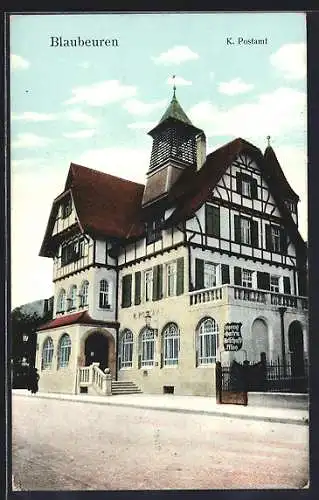 AK Blaubeuren, Partie am K. Postamt