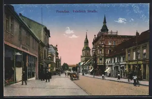 AK Prenzlau, Blick in die Friedrich Strasse