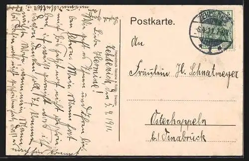 AK Zehdenick, Blick auf Victoria Luisen-Stift