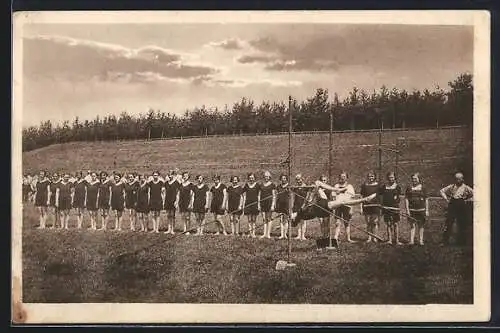 AK Bad Liebenwerda, Turngruppe auf dem neuen Sportplatz