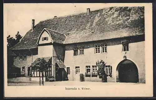 AK Isseroda b. Weimar, Blick auf das Schloss-Gut