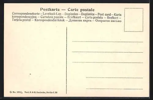 AK Berlin-Wannsee, Blick auf den Bahnhof