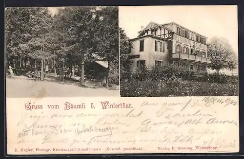 AK Winterthur, Restaurant Bäumli, Garten