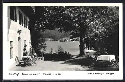 AK Fuschl am See, Gasthof Brunnerwirt am Fuschlsee