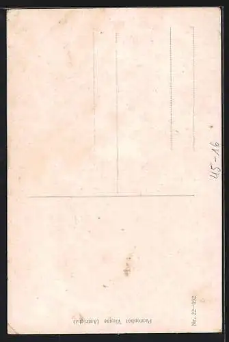 Künstler-AK Junge Frau mit ihrem Liebsten beim Golfen