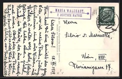 AK Matrei am Brenner, Wallfahrtskirche Maria Waldrast