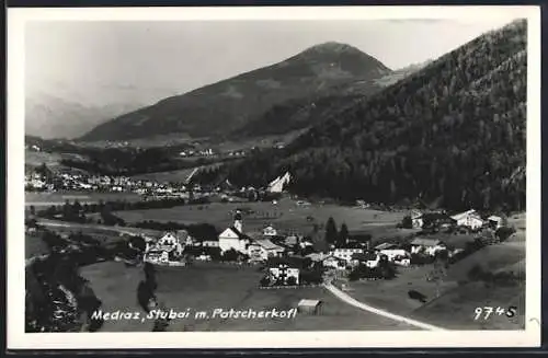 AK Medraz /Stubai, Totalansicht mit Patscherkofel