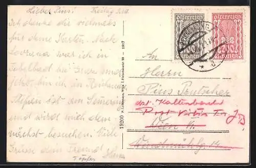 AK Reichenau /N.-Ö., Hotel Thalhof mit Wald- u. Hubertus-Villa