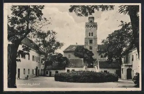 AK Dürnkrut /Nd., Schloss, Hof mit Turm