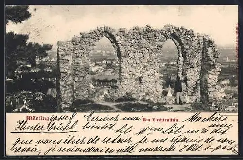 AK Mödling, Am Liechtenstein, Ruine