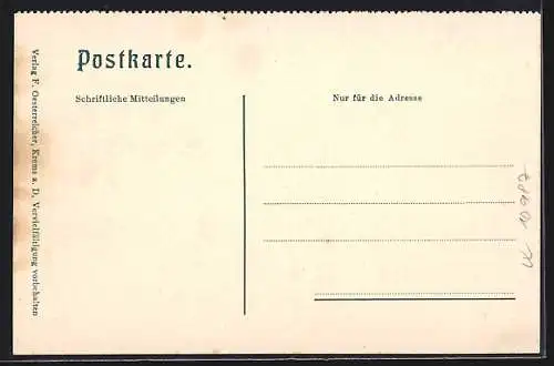 AK Spitz a.d. Donau, Totalansicht mit Alpenpanorama