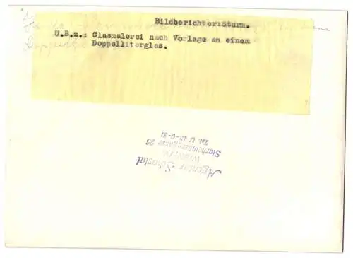 17 Fotografien Wilhelm Sturm, Ansicht Haida / Sudetengau, Manufaktur für Glasschmuck & Gebrauchsgut, Produktions-Ansicht