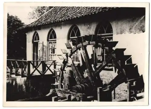 Fotografie Atlantic, Ansicht Winterswijk, De Gulle Smid, Mühle, Wassermühle 1944