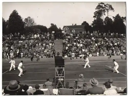 Fotografie Atlantic, Tennis - Länderkampf Deutschland vs. Japan, Tennisspiel der Daviscup-Mannschaften in Berlin 1938