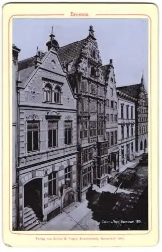 Fotografie Zedler & Vogel, Darmstadt, Ansicht Bremen, Strassenansicht am Essichhaus