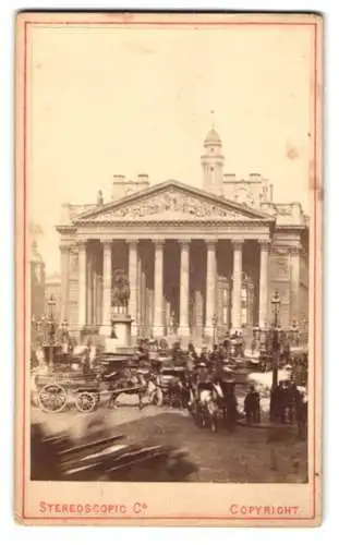 Fotografie Stereoscopic Photographic Company, London, Ansicht London, Royal Exchange