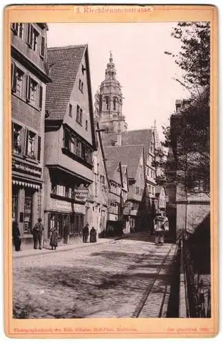 Fotografie H. Schüler, Heilbronn, Ansicht Heilbronn, Kirchbrunnenstrasse, Restauration Zum Heil-Brunnen