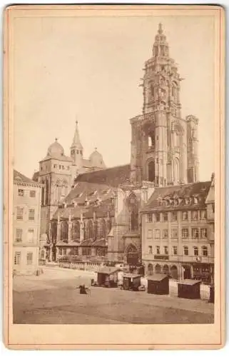 Fotografie Atelier Hartmann, Ansicht Heilbronn, Marktplatz und Kilianskirche