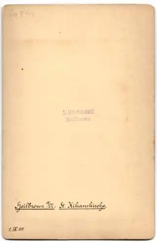 Fotografie Atelier Hartmann, Ansicht Heilbronn, Marktplatz und Kilianskirche