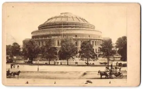 Fotografie unbekannter Fotograf, Ansicht London, Albert Hall