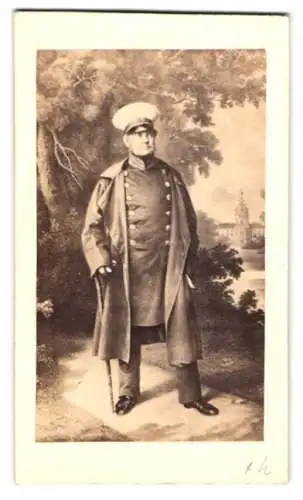 Fotografie unbekannter Fotograf und Ort, König Friedrich Wilhelm IV. von Preussen in Uniform