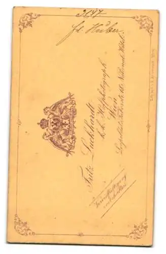 Fotografie Fritz Luckhardt, Wien, junge Schauspielerin Frl. Huber mit Halsband