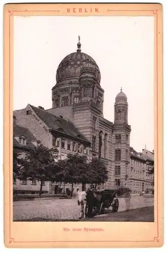 Fotografie unbekannter Fotograf, Ansicht Berlin, Blick auf die Synagoge in der Oranienstrasse