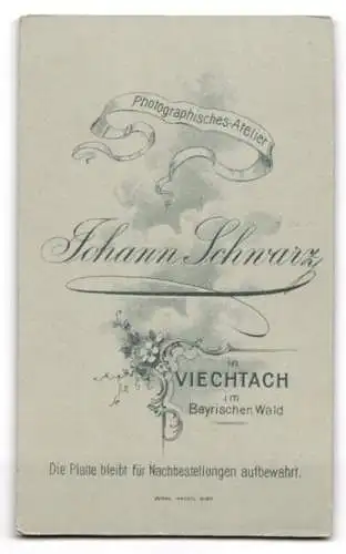 Fotografie Johann Schwarz, Viechtach, Porträt eines Herrn