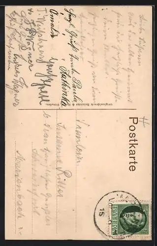 AK Marktsteft, Blick auf das Rathaus