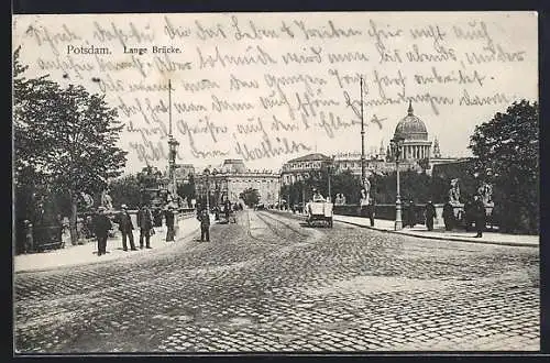 AK Potsdam, Partie an der Langen Brücke