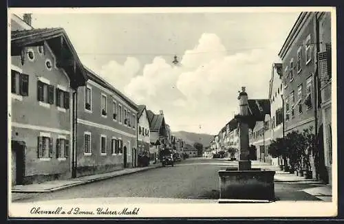 AK Obernzell a. Donau, Strasse Unterer Markt