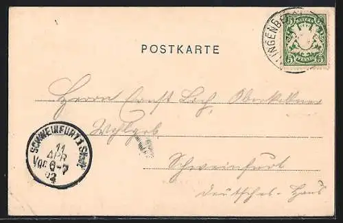 AK Klingenberg a. M., Brunnentorturm, Strassenpartie, Totalansicht