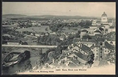 AK Bern, Blick vom Münster