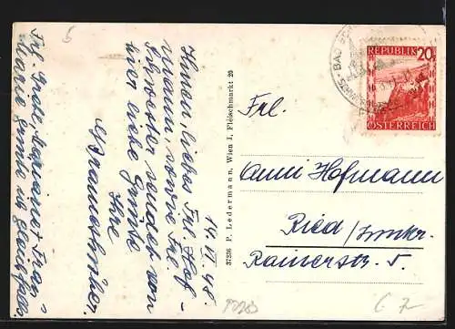 AK Bad Schallerbach /Ob. Oe., Neues Bad, Quellentempel, Wandelhalle, Hotel Post
