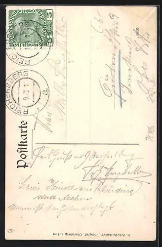 AK Reichersberg am Inn, Laubengang im Stift