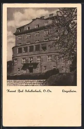 AK Bad Schallerbach /O.-Oe., Ansicht vom Linzerheim