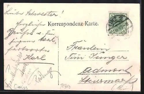 AK Dörnbach, Gasthaus M. Peterseil, Wallfahrtskirche Gutenrath