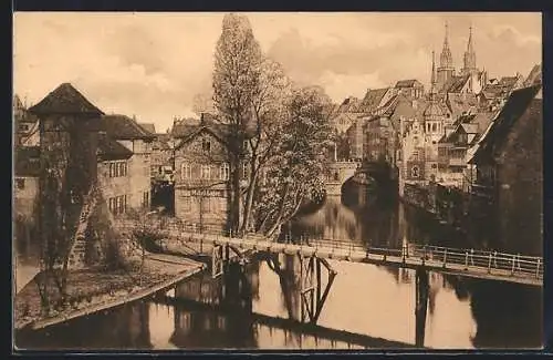 AK Nürnberg, Henkersteg und Karlsbrücke