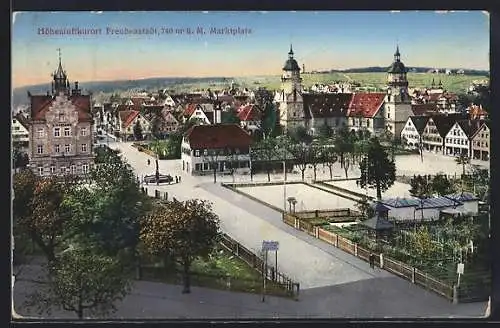 AK Freudenstadt, Marktplatz des Höhenluftkurorts