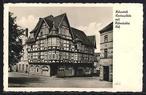 AK Helmstedt, Hotel Helmstedter Hof am Lindenplatz