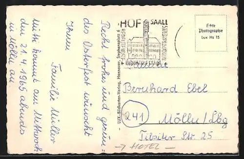 AK Helmstedt, Hotel Helmstedter Hof am Lindenplatz