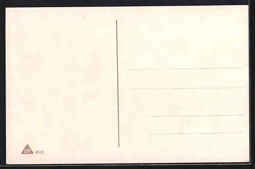 AK Mann versteckt sich vor der Frau unterm Bett, Neujahrsgruss