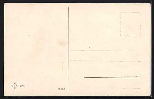 AK Pärchen erschreckt sich vor dem Klapperstorch, Neujahrsgruss