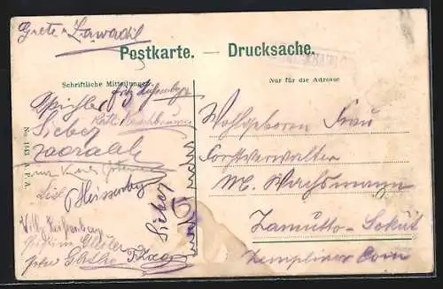 AK Markt Krumbach /N.-Ö., Teilansicht mit Kirche