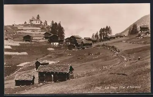 AK La Sage /Val d`Hérens, Ortspartie